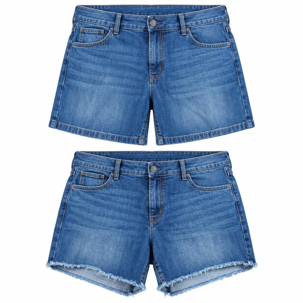 Old Navy Flirt Denim jean Shorts Bundle 2 Pairs womens 16 casual cut off boho